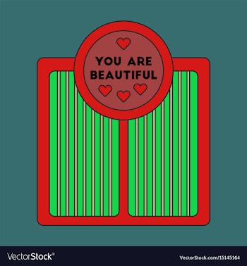 Icon in flat design electronic floor scales vector image