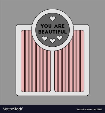Icon in flat design electronic floor scales vector image