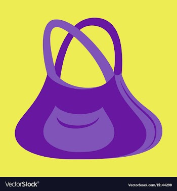 Icon in flat design fashion clothes handbag vector image