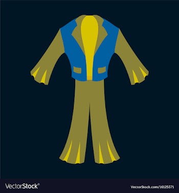 Icon in flat design fashion clothes men suit vector image