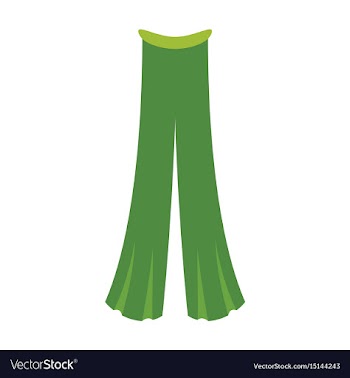 Icon in flat design fashion clothes pants vector image