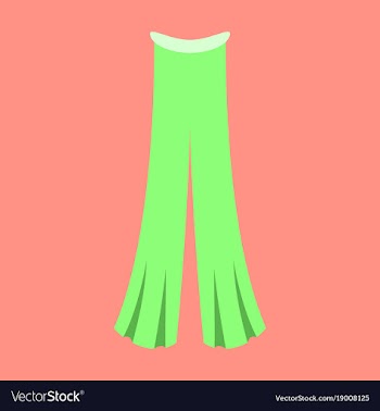 Icon in flat design fashion clothes pants vector image