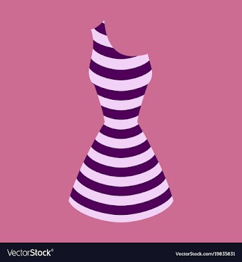 Icon in flat design fashion clothes summer dress vector image