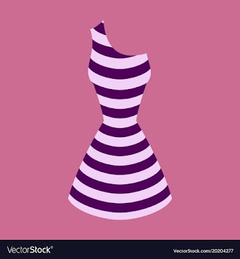 Icon in flat design fashion clothes summer dress vector image