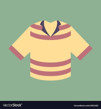 Icon in flat design fashion clothes t-shirt vector image