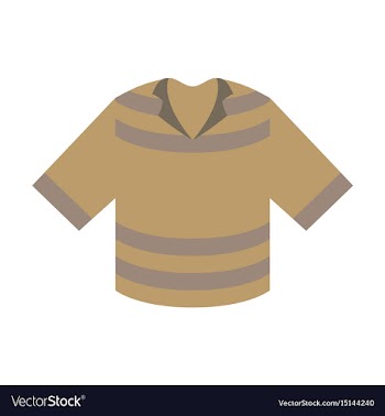 Icon in flat design fashion clothes t-shirt vector image