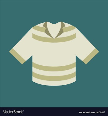 Icon in flat design fashion clothes t-shirt vector image