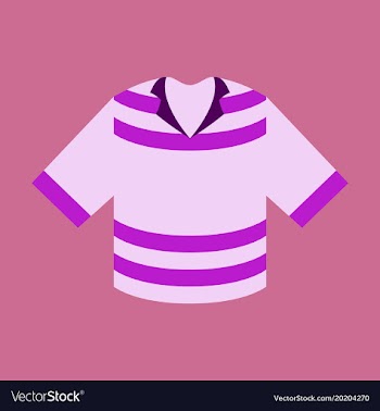 Icon in flat design fashion clothes t-shirt vector image