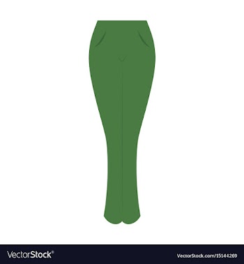 Icon in flat design fashion clothes women jeans vector image