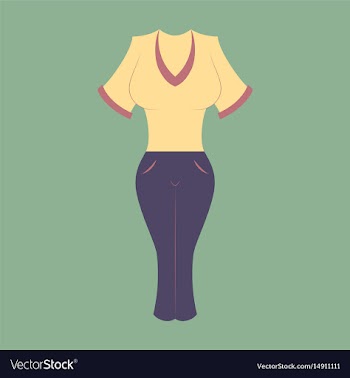 Icon in flat design fashion clothes women pants vector image