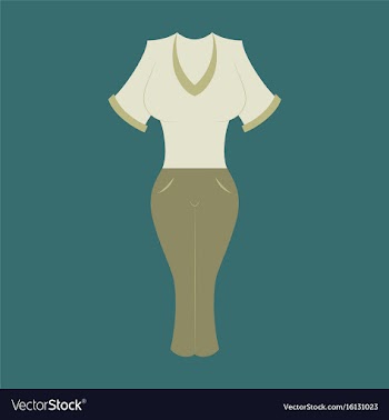 Icon in flat design fashion clothes women pants vector image