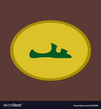 Icon in flat design fashion footwear flip flops vector image