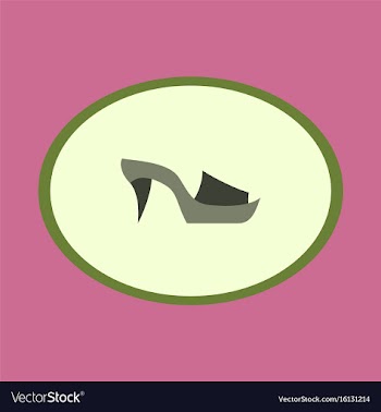 Icon in flat design fashion footwear flip flops vector image
