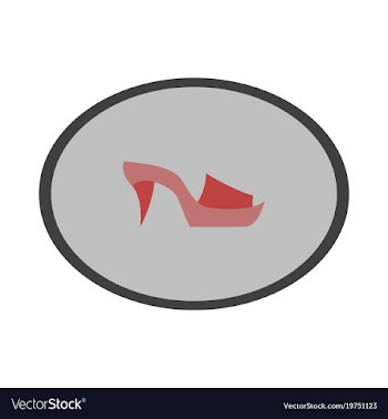 Icon in flat design fashion footwear flip flops vector image