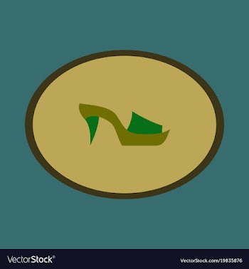 Icon in flat design fashion footwear flip flops vector image