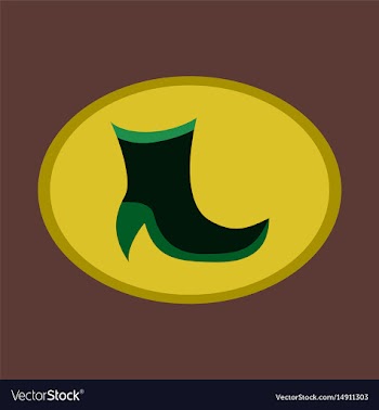 Icon in flat design fashion footwear high-heeled vector image