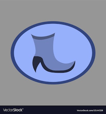 Icon in flat design fashion footwear high-heeled vector image