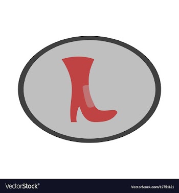 Icon in flat design fashion footwear high-heeled vector image