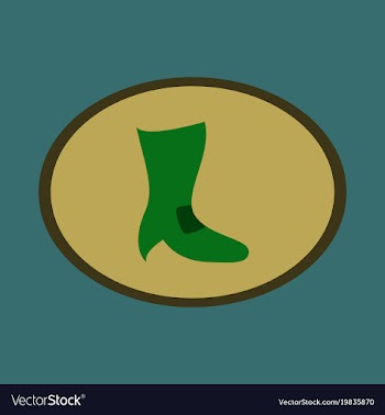 Icon in flat design fashion footwear high-heeled vector image