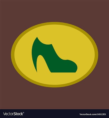 Icon in flat design fashion footwear women boot vector image