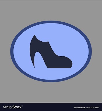 Icon in flat design fashion footwear women boot vector image