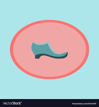 Icon in flat design fashion footwear women boot vector image
