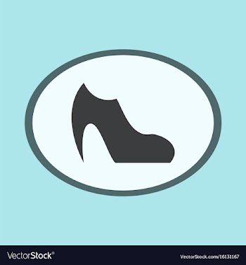 Icon in flat design fashion footwear women boot vector image