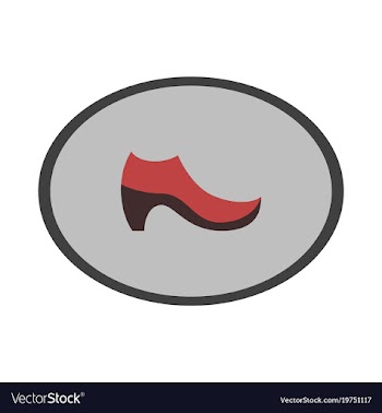 Icon in flat design fashion footwear women boot vector image