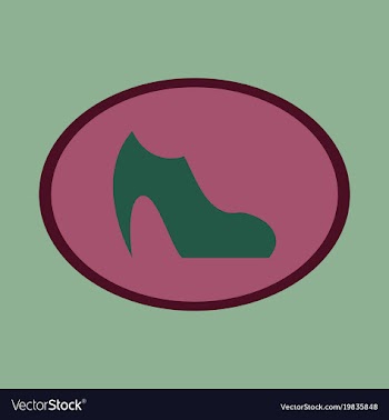 Icon in flat design fashion footwear women boot vector image
