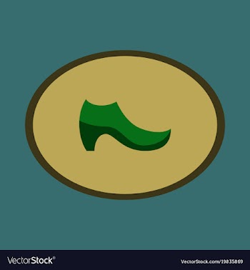Icon in flat design fashion footwear women boot vector image