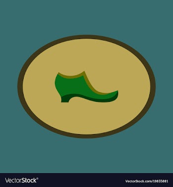 Icon in flat design fashion footwear women boot vector image