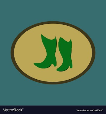 Icon in flat design fashion footwear women boots vector image