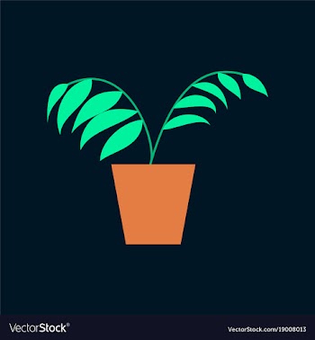 Icon in flat design ficus vector image