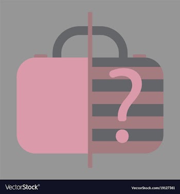 Icon in flat design for airport baggage scanner vector image