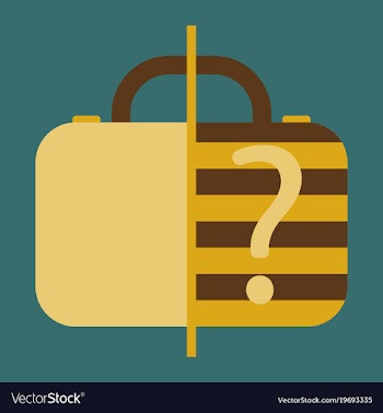 Icon in flat design for airport baggage scanner vector image
