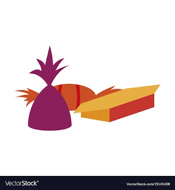 Icon in flat design for restaurant chocolate vector image