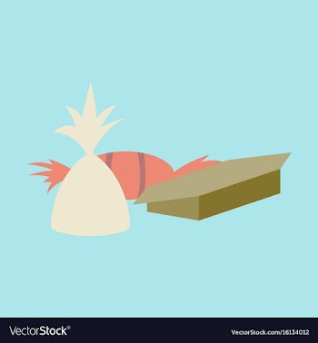 Icon in flat design for restaurant chocolate vector image