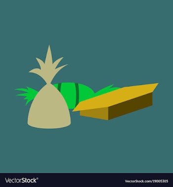Icon in flat design for restaurant chocolate vector image