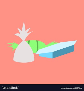 Icon in flat design for restaurant chocolate vector image