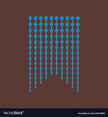 Icon in flat design garland vector image
