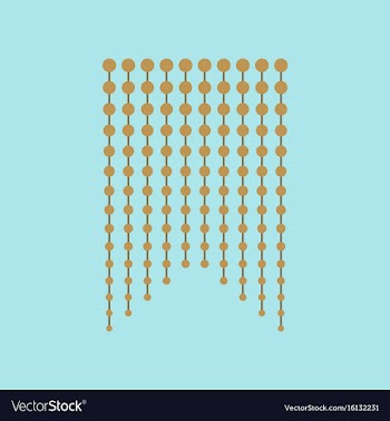 Icon in flat design garland vector image