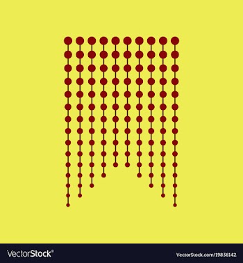 Icon in flat design garland vector image