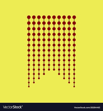 Icon in flat design garland vector image