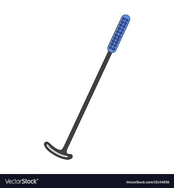 Icon in flat design golf club vector image