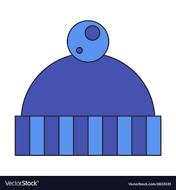 Icon in flat design hat vector image
