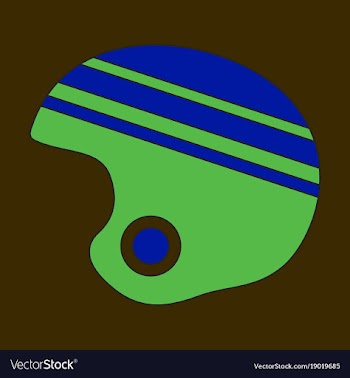 Icon in flat design ski helmet vector image
