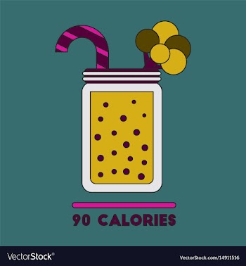 Icon in flat design smoothies broccoli vector image