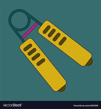 Icon in flat design sports expander vector image