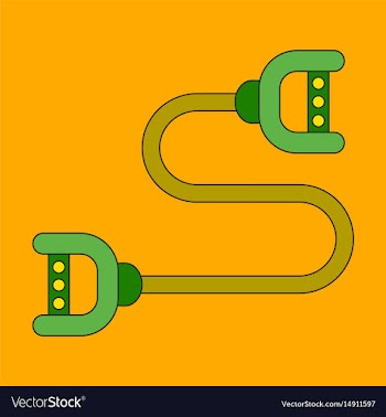 Icon in flat design sports expander vector image