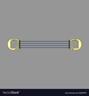 Icon in flat design sports expander vector image